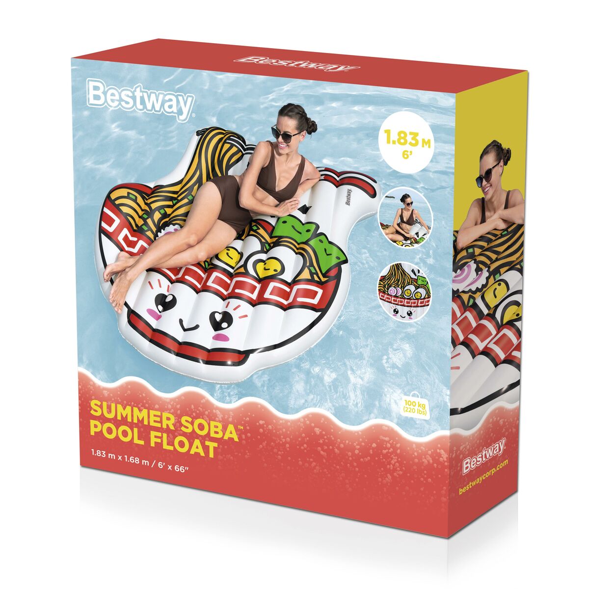 Надувной матрас Bestway 176 x 155 x 24 cm
